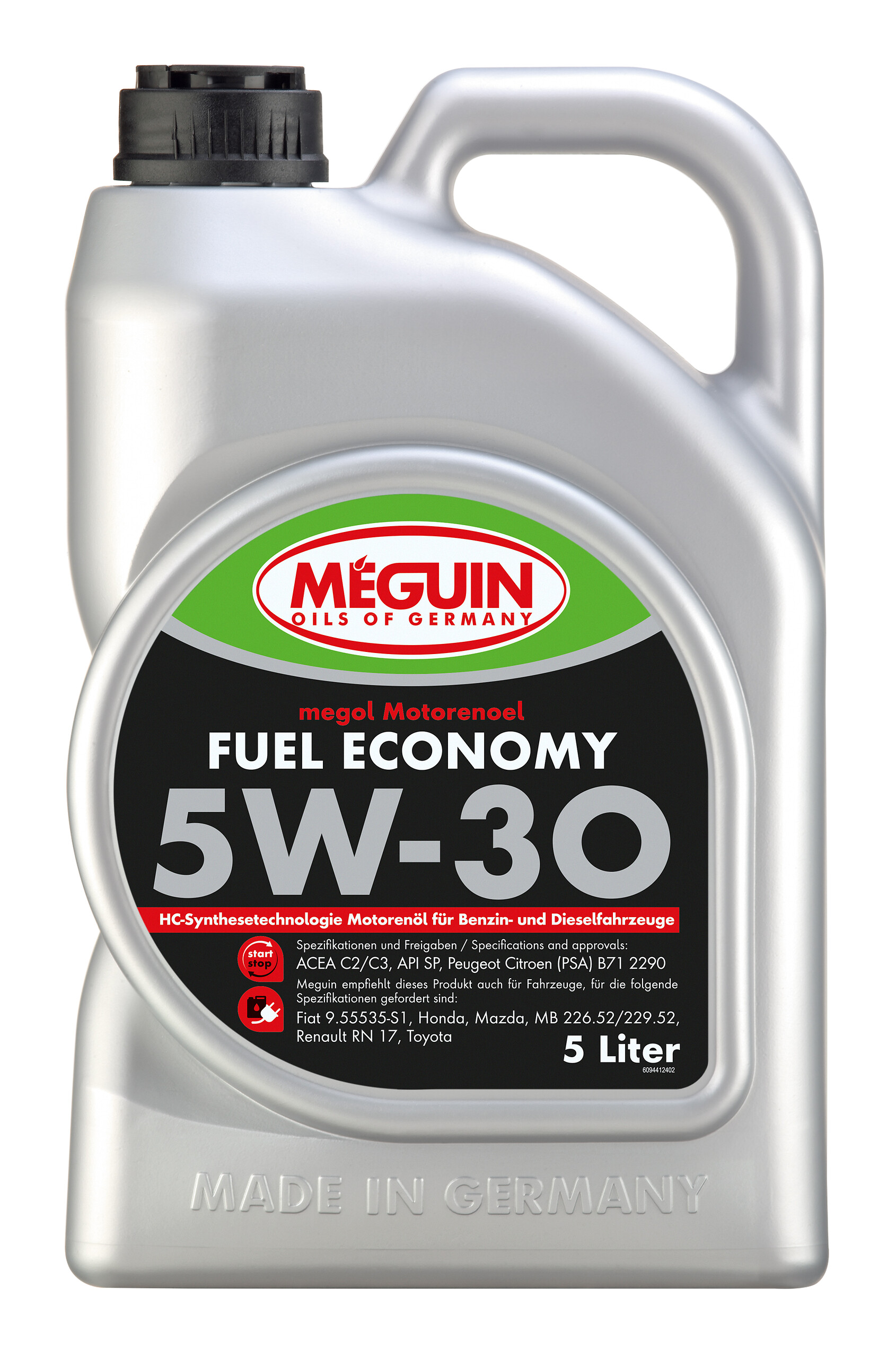 Олива моторна Meguin FUEL ECONOMY SAE 5W-30 5 л